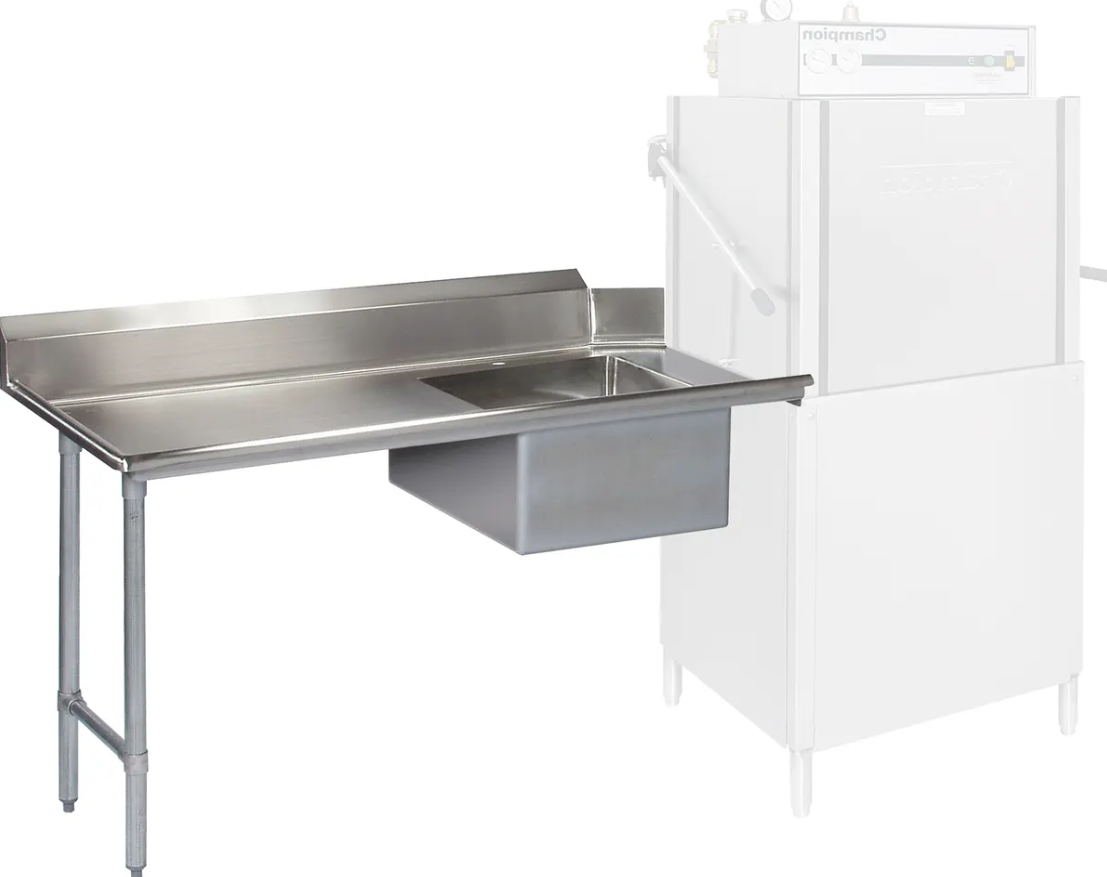 Tarrison Stainless Steel Soiled Dish Table SDT72L