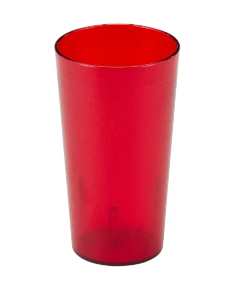 Cambro 12.6 oz Colorware Red Tumbler 1200P156 - (Case of 72)