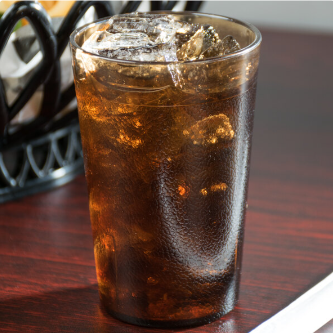 Cambro 8 oz Amber Tumbler 800P153 - Case of 24
