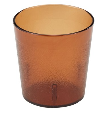 Cambro 9 oz Amber Tumbler 900P153 (Case of 72)