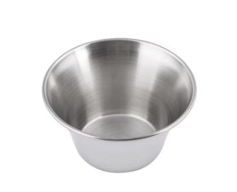 Tablecraft - Sauce Cup Flared 4 oz Round Stainless Steel 5063 - (Case of 12)