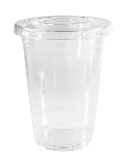 Globe Clear Lids fits 12oz - 20oz cups - case of 1000