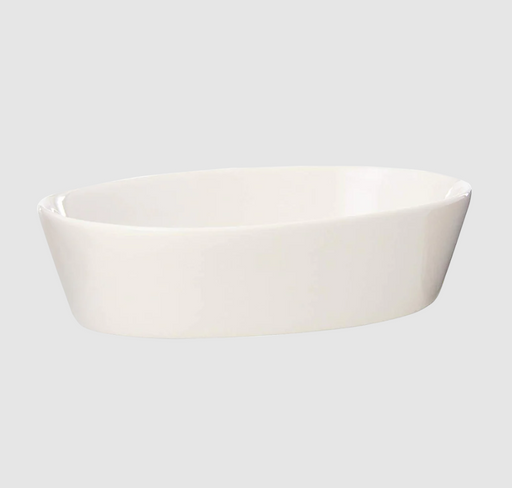 Browne - Baker Ceramic Oval 9 oz White 564004W - 1/1EA