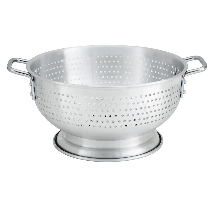 Winco Colander 11 qt 15" Diameter  5-3/4"Height  ALO-11BH