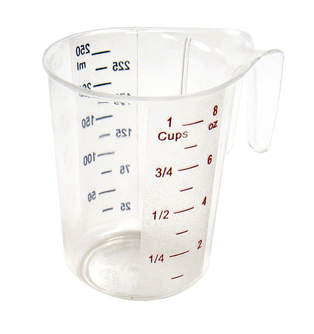 Winco Measuring Cup 1 Cup  PMCP-25