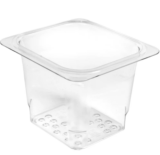 Cambro - Clear 1/6 Colander 5" Deep  65CLRW135 - 1/1EA