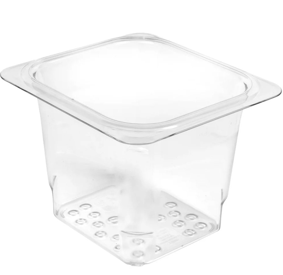 Cambro - Clear 1/6 Colander 5" Deep  65CLRW135 - 1/1EA