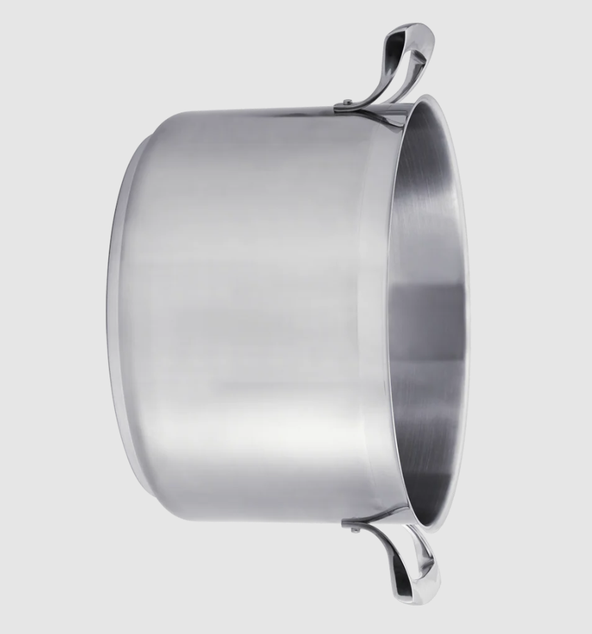 Browne Thermalloy 16 Quart Stainless Steel Sauce Pot 5724190 on white background