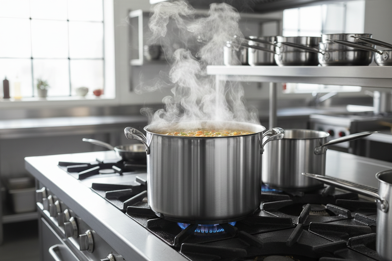 Browne Thermalloy® Sauce Pot 5724188 on white background
