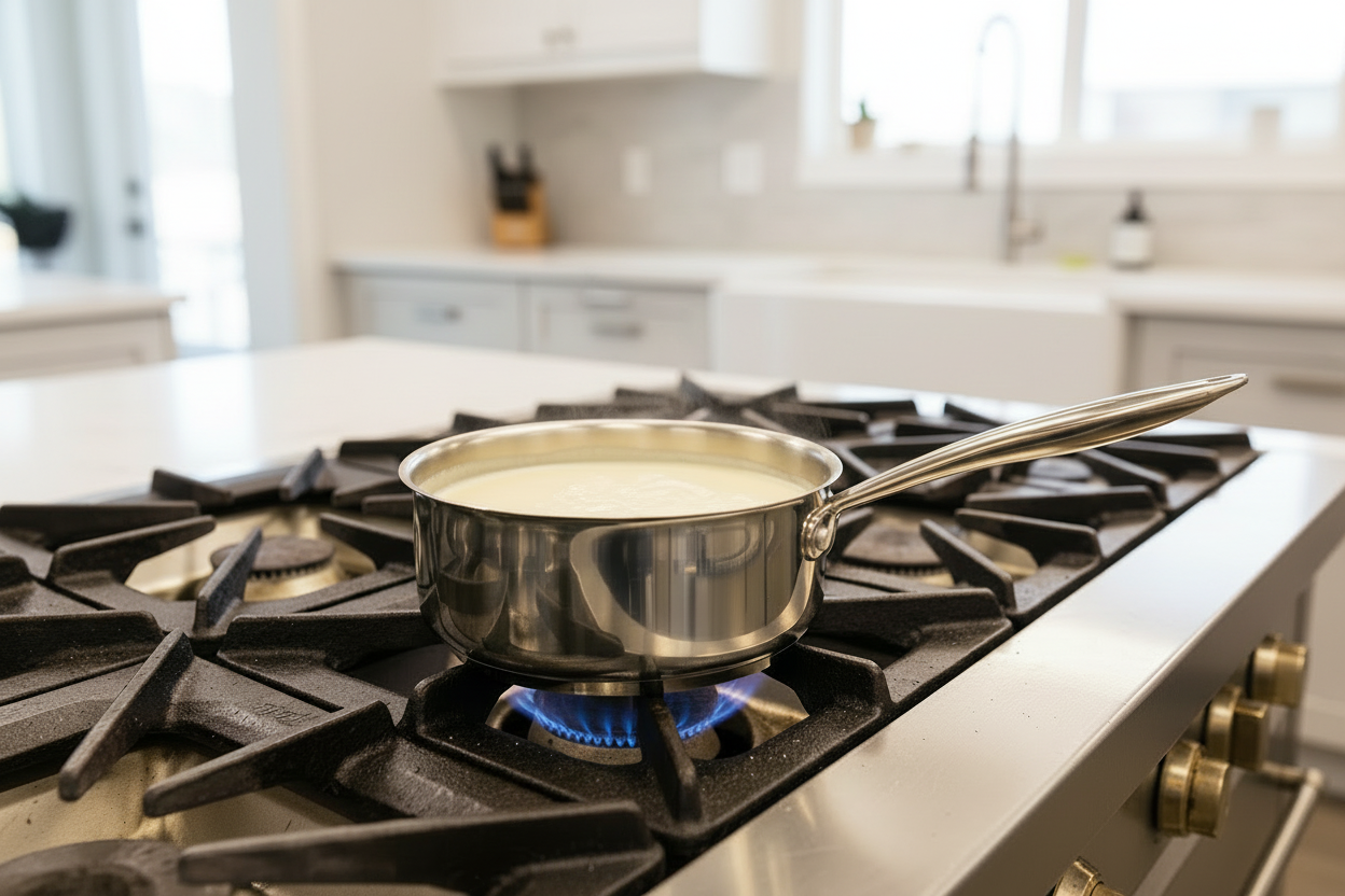 Browne Thermalloy® Low Sauce Pan 5724162 on white background
