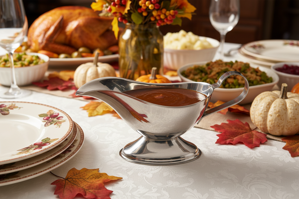 Browne - Gravy Boat 8 oz Stainless Steel 515061 - 1/1EA