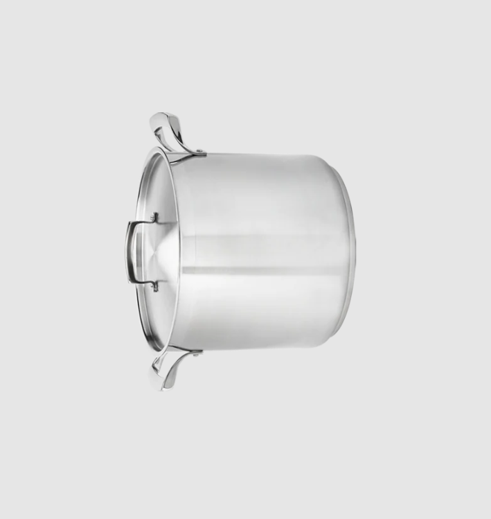 Browne 5723910 9.6 Qt Pot Stainless Steel Stock Pot on white background