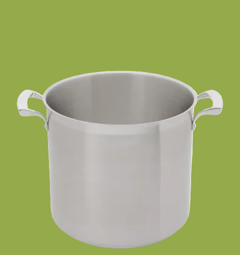 Browne 5723916 16 Qt Pot Stainless Steel Stock Pot on white background