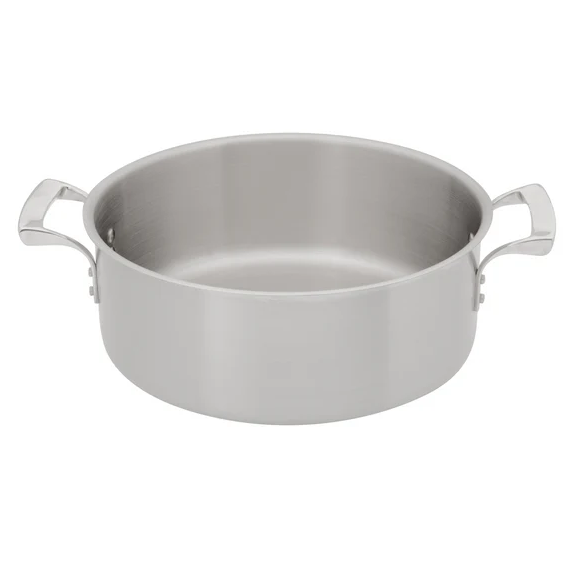 Browne 5724014 15 Qt Stainless Steel Brazier on white background