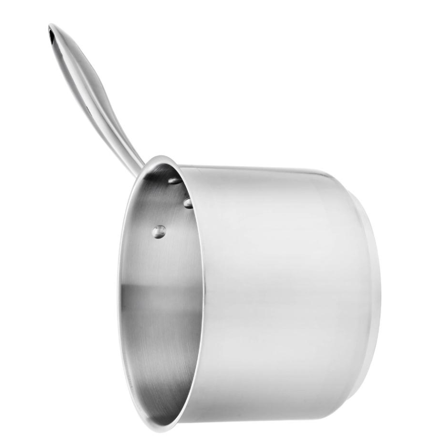 Browne 5724032 2Qt Stainless Steel Sauce Pot on white background