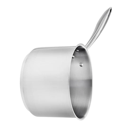 Browne 5724033 3.5 Qt Stainless Steel Sauce Pan on white background