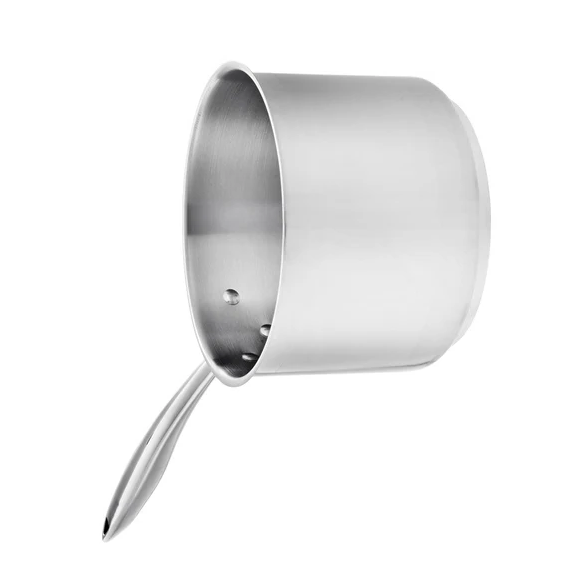 Browne 5724036 5.9 Qt Stainless Steel Sauce Pan on white background