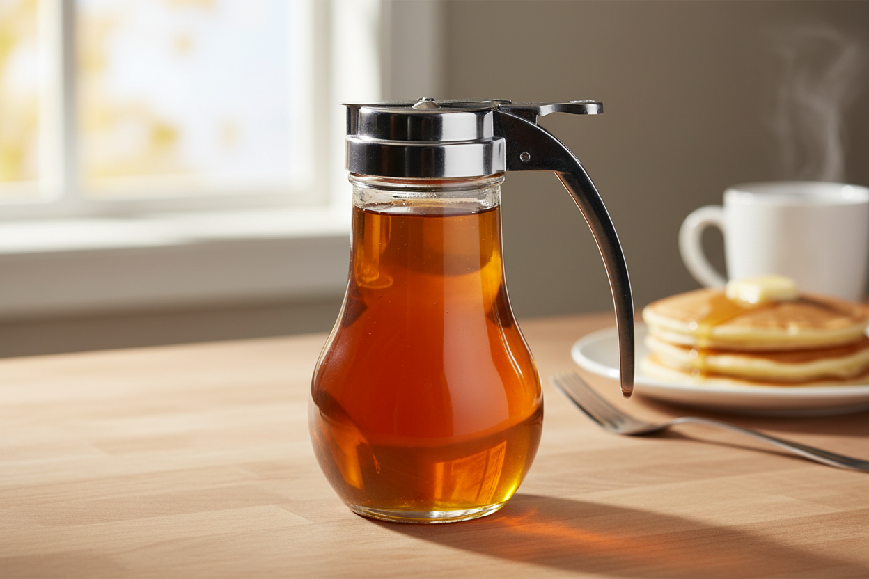 Browne® 575190 14oz Syrup Dispenser on white background