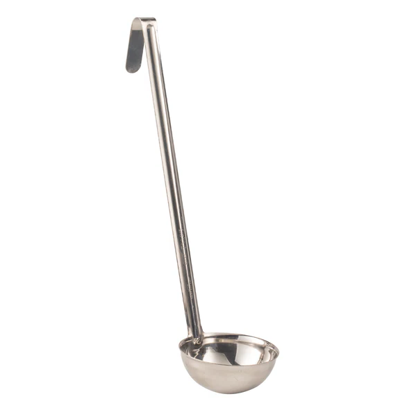 Browne® 575706 6 oz One Piece Ladles on white background