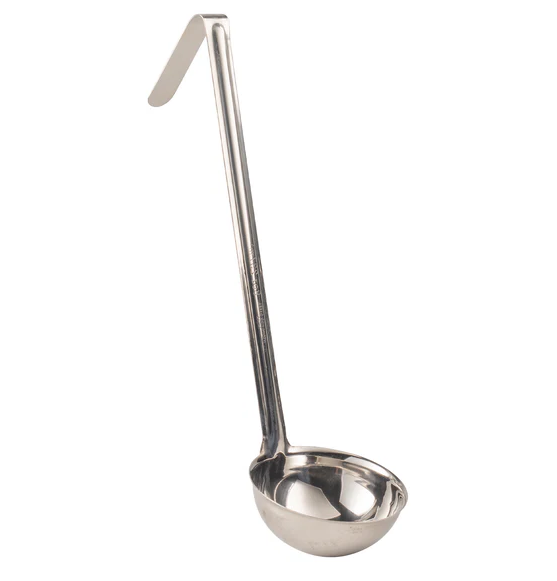Browne® 575708 8 oz One Piece Ladles on white background