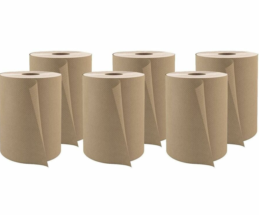 Globe Commercial - Roll Paper Towel, 1-Ply, 7-1/4