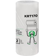 Globe Commercial - Kitchen Roll Towel, White, 170 Sheets KRT170 - (Case of 15)