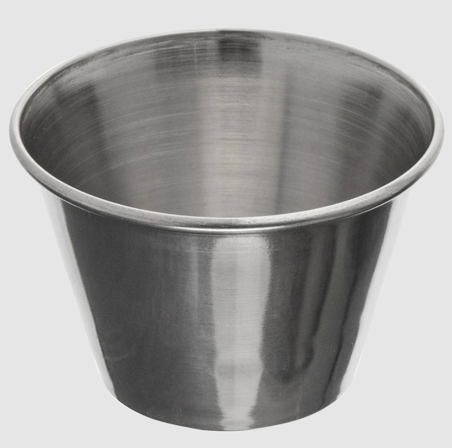 Browne - Sauce Cup, 2.5 oz, Stainless Steel, 515059 - (Pack of 12)