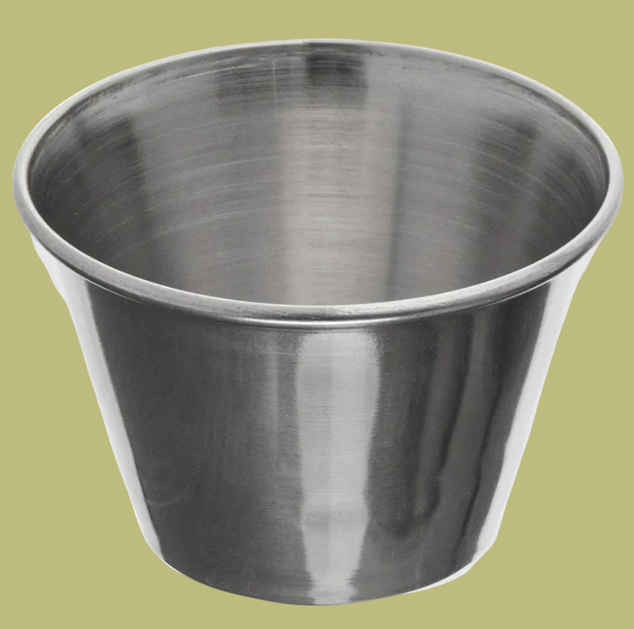 Browne - Sauce Cup, 2.5 oz, Stainless Steel, 515059 - (Pack of 12)