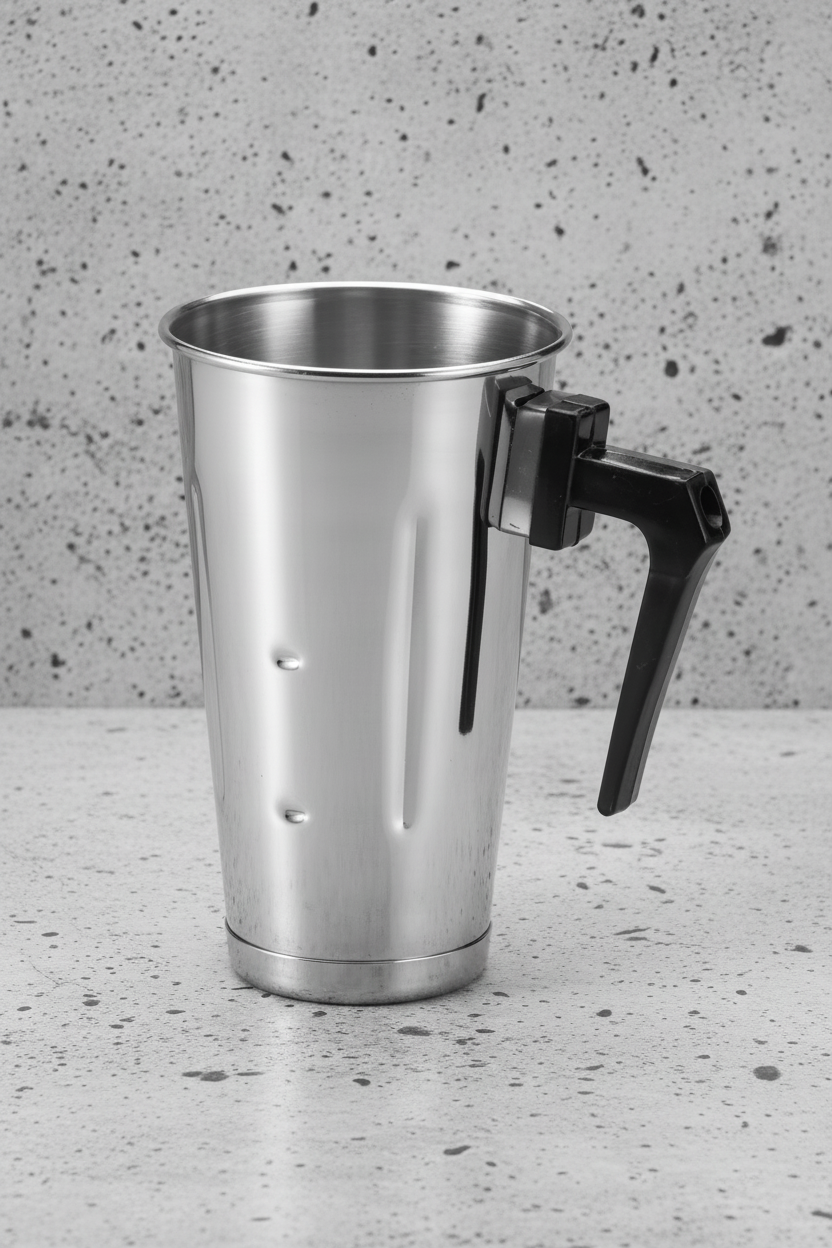 Browne - Malt Cup, 30 oz w/ Handle, Stainless Steel, 57512 - 1/1EA