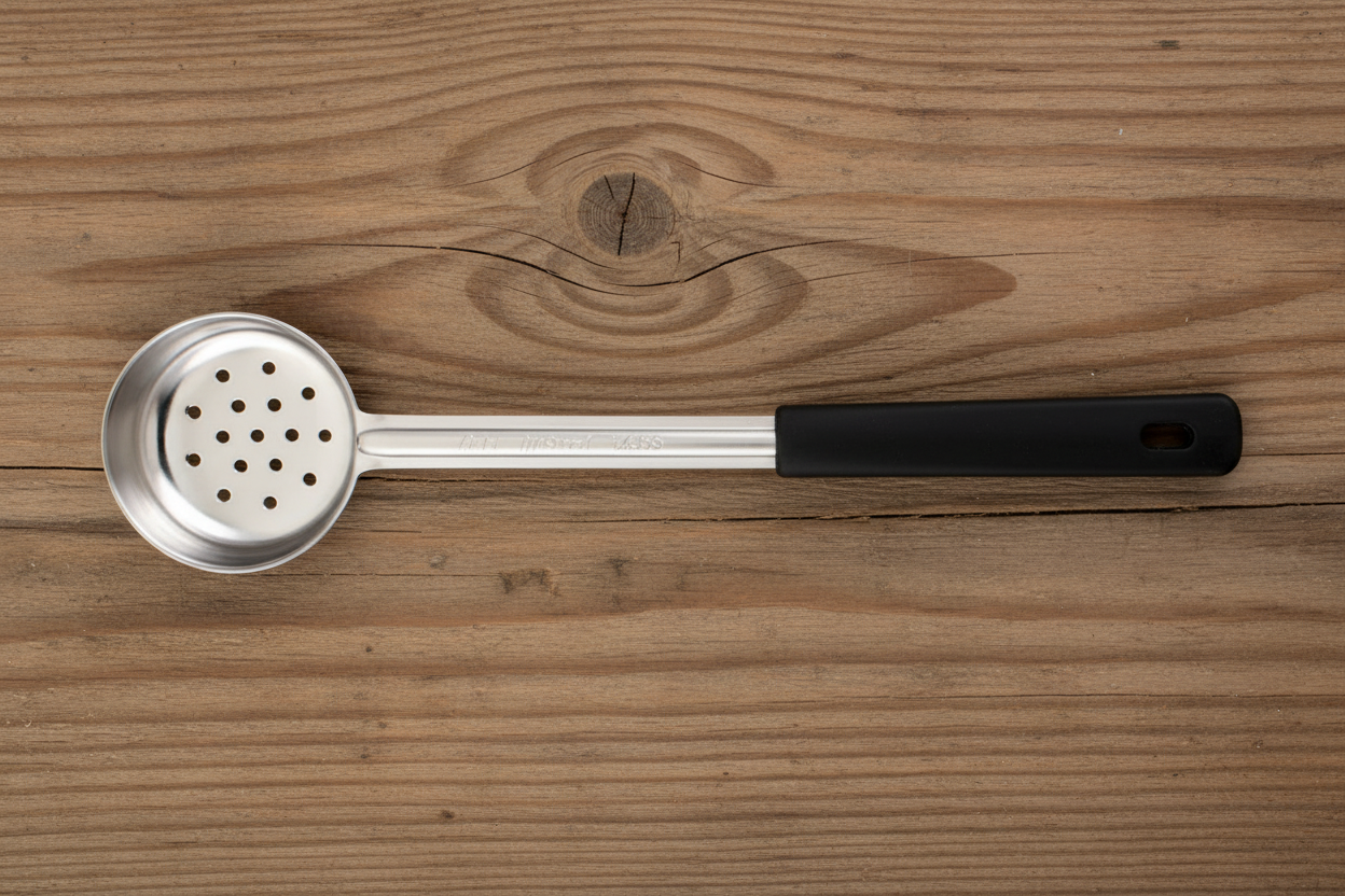 Browne - Portion Spoon, 4 oz, Perforated, 5757241 - 1/1EA