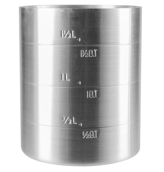 Browne - Dry Measure, 2 QT, Aluminum, 575620 - 1/1EA