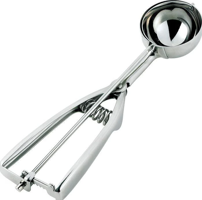 Browne - #70 Squeeze Disher (0.5 oz) Stainless Steel 573470 - 1/1EA