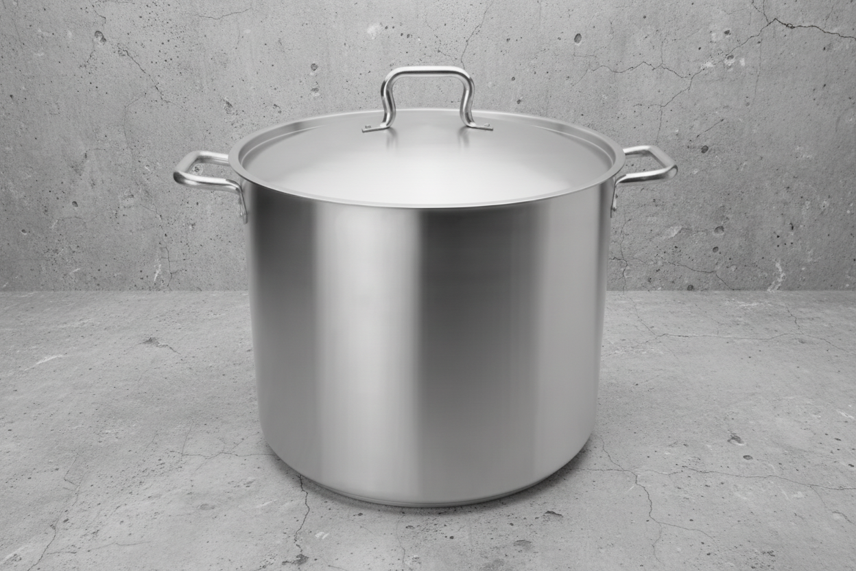 Elements - Stock Pot, 16 QT, w/ Lid, Stainless Steel, 5733916 - 1/1EA