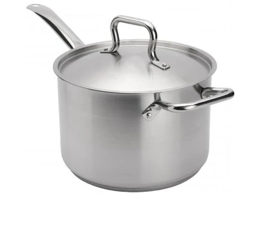 Elements - Sauce Pot 4.5 QT with Lid Stainless Steel 5734034 - 1/1EA