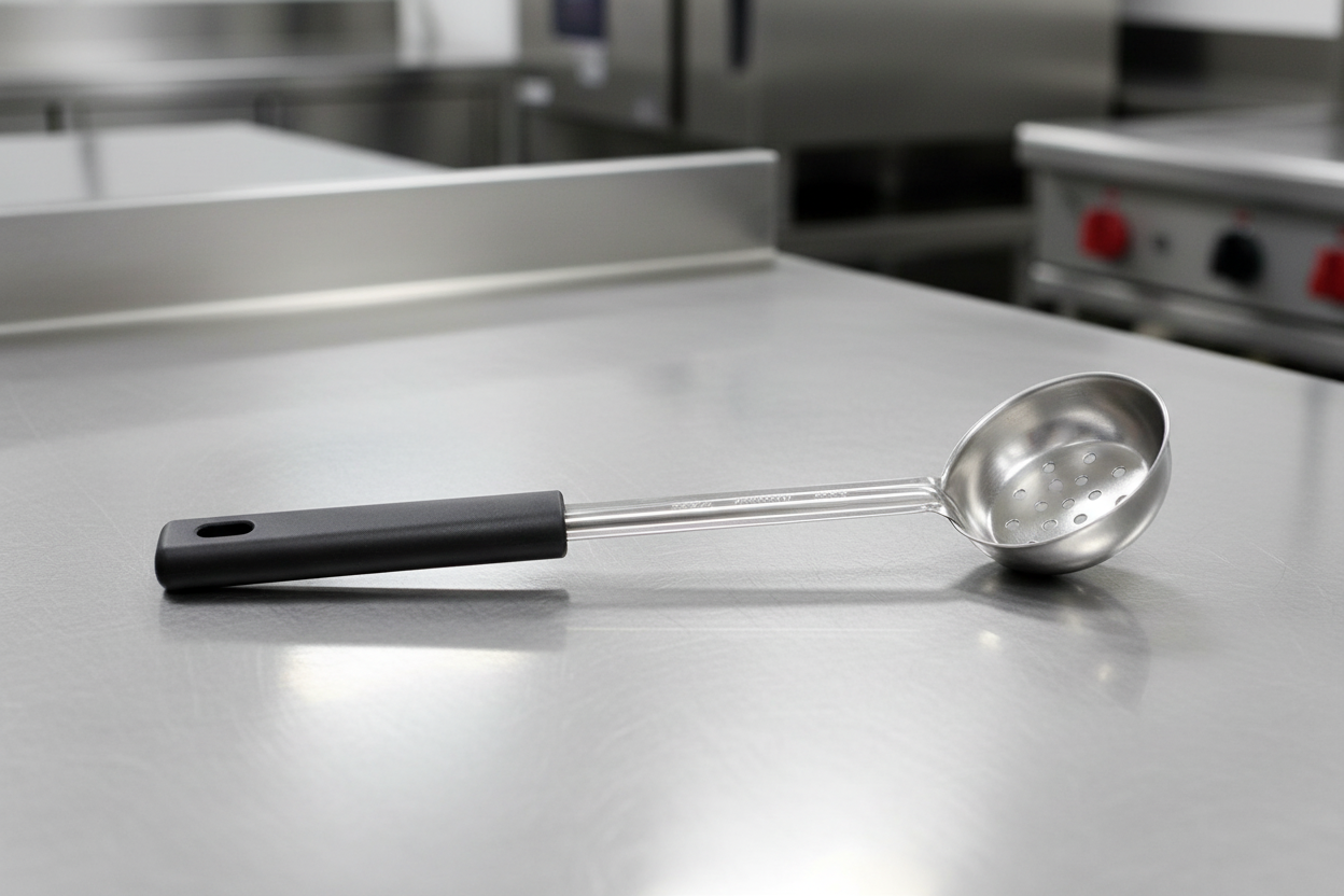 Browne - Portion Control Spoon, 3 oz, Perforated, 5757231 - 1/1EA