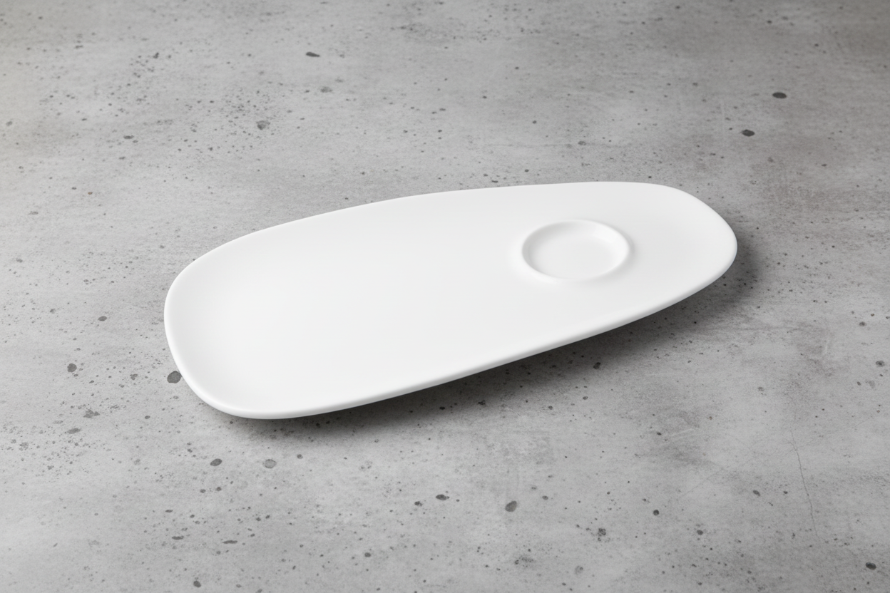 Browne - Foundation Oval Coupe Plate, 13.5