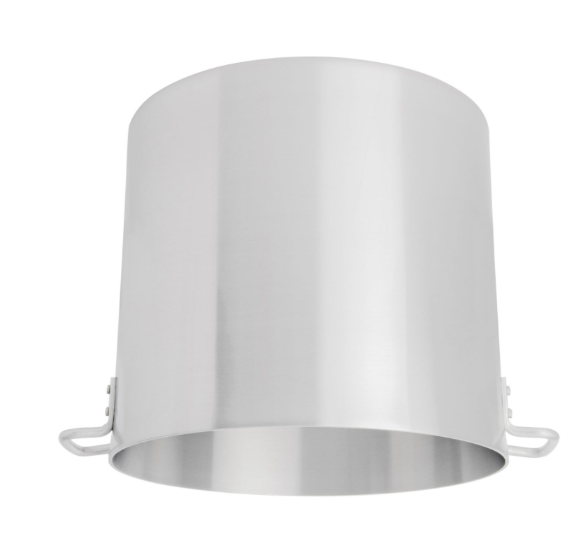Browne® 12 Qt Aluminum Stock Pot - Heavy Duty 5814112 on white background