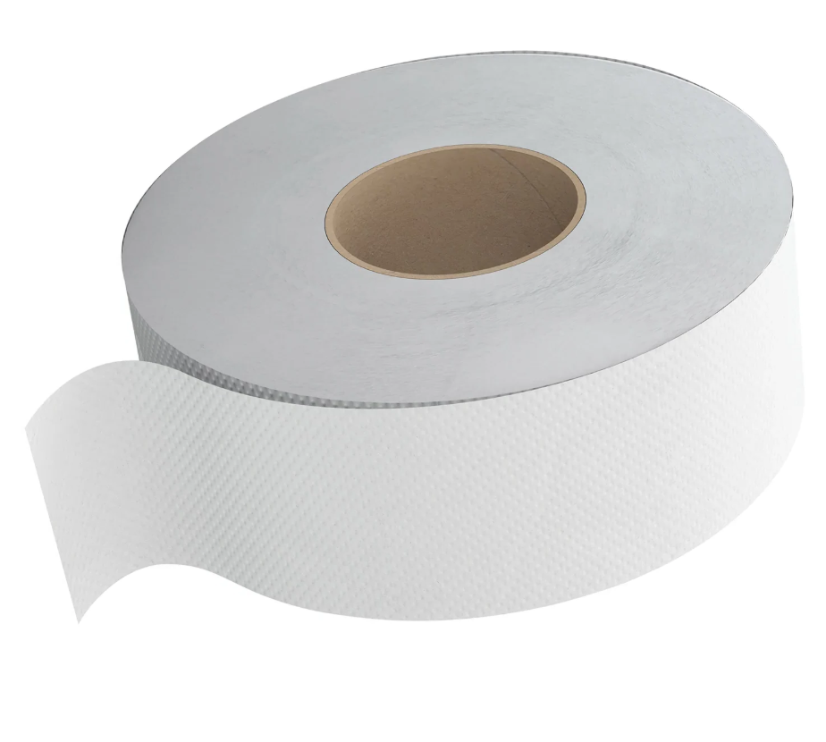 Globe Commercial - Jumbo Roll Toilet Tissue - 1000ft / 2 Ply JRT1000 - (Case of 12)