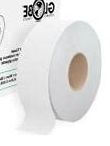 Globe Commercial - Jumbo Toilet Tissue, 1-Ply, 3-5/16