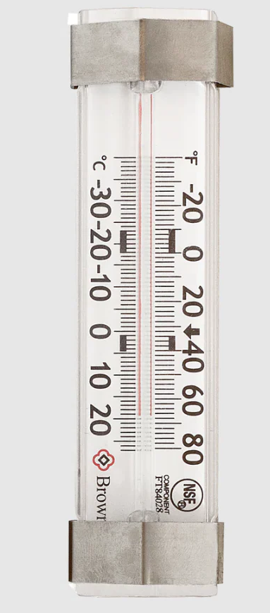 Browne - Refrigerator/Freezer Thermometer, FT84028 - 1/1EA*