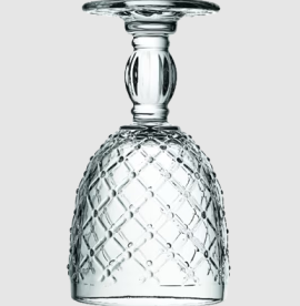 Browne Goblet Glass Lattice HG90204 - (Case of 6)