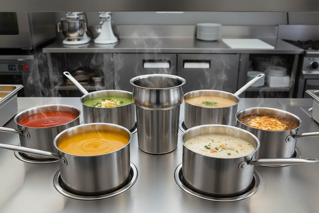 Browne - Soup Food Pan 2.4 QT Stainless Steel 575581 - 1/1EA