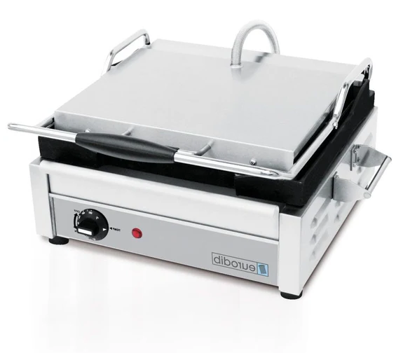 Eurodib - Single Panini Grill with Ribbed Plates 15