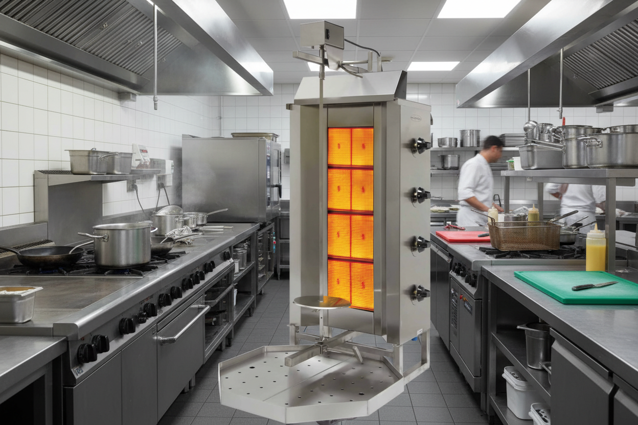 Eurodib - Vertical Gas Broiler VGB4 - 1/1EA