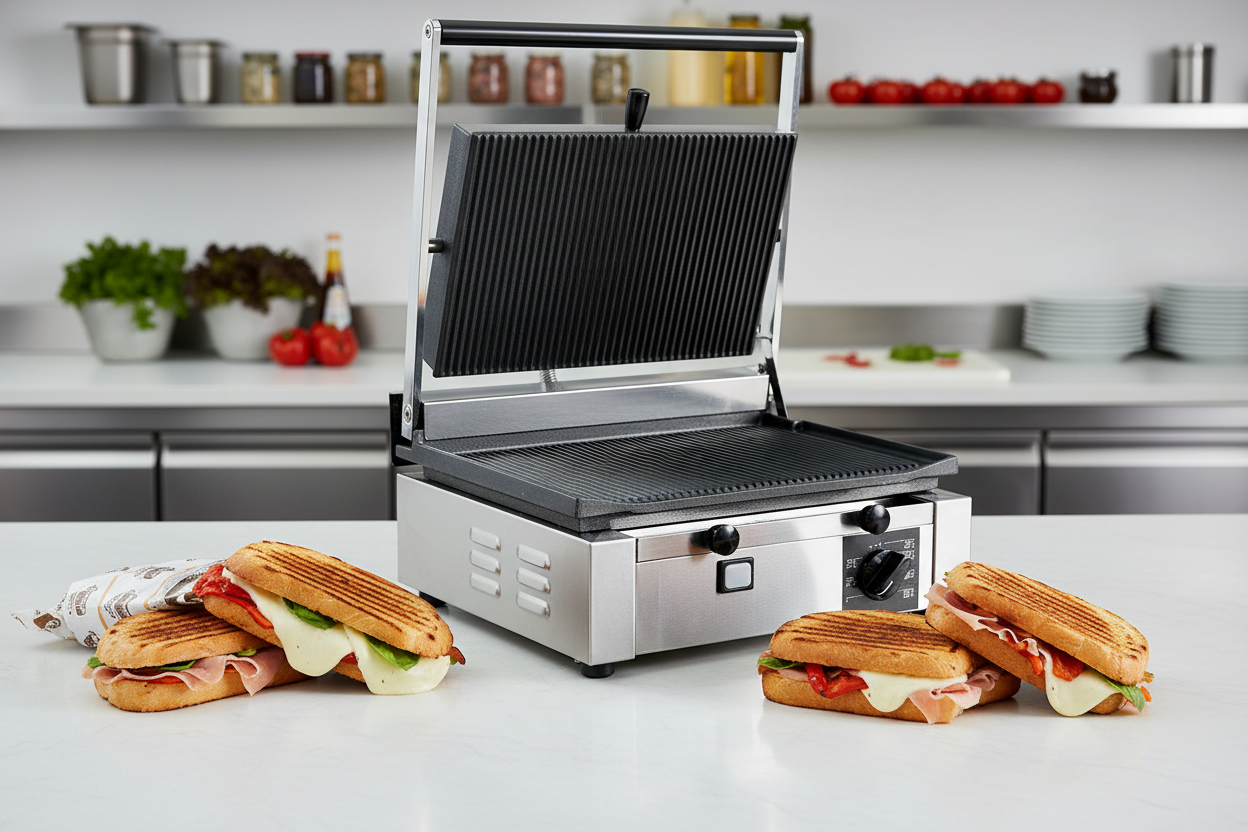 Eurodib - Panini Grill Commercial Electric CORT-R 110V - 1/1EA