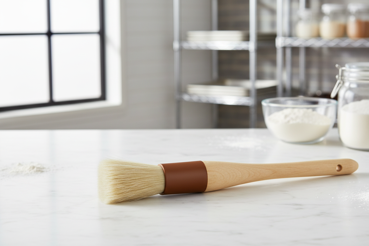 Browne - Pastry Brush Oval Boar Bristle 61200 - 1/1EA