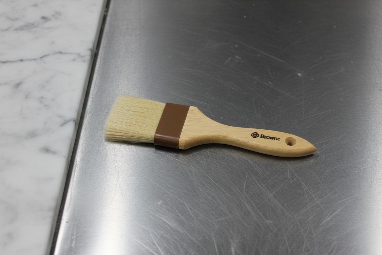 Browne - Pastry Brush Flat Boar Bristle 2