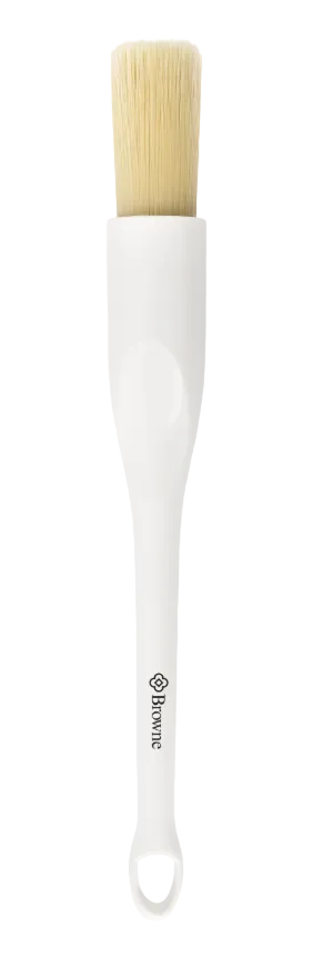 Browne - Pastry Brush 1" Plastic Handle Boar Bristles 61300-1 - 1/1EA