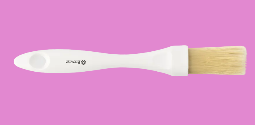 Browne - Pastry Brush Plastic Handle Boar Bristles 1.5