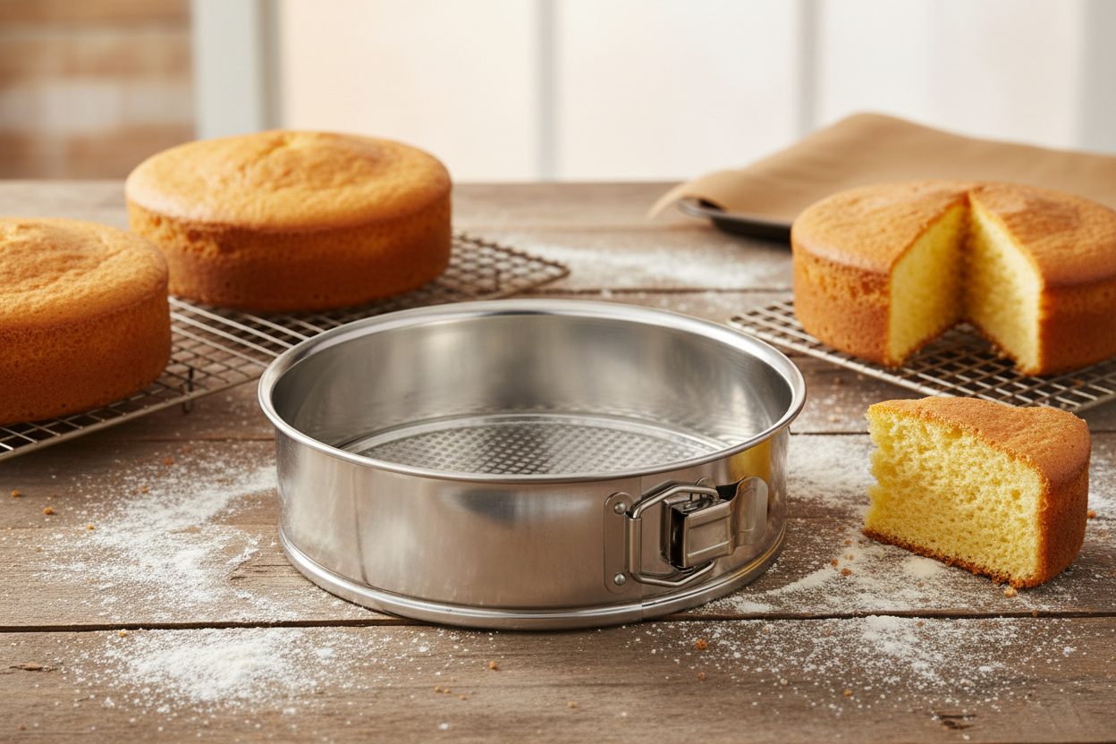 Browne® 746075 Spring Form Cake Pan 11'' on white background